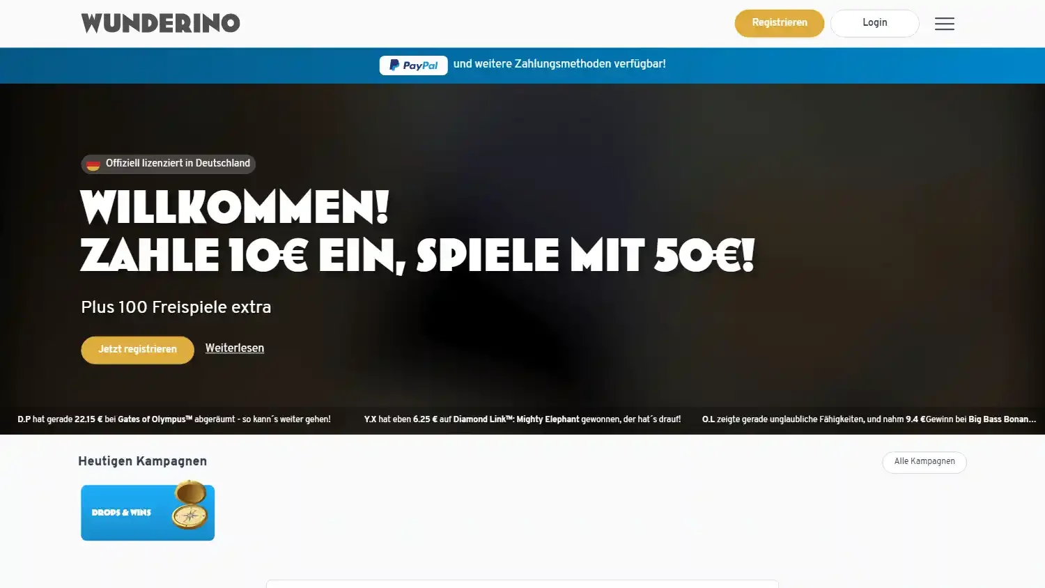Wunderino Casino